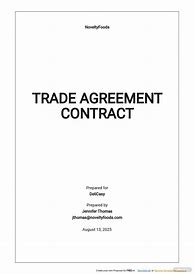 Image result for Trade Deal Format