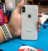 Image result for iPhone X Cracked Back Glass
