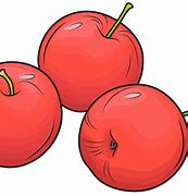 Image result for Three Apples Clip Art