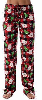 Image result for Christmas PJ Pants White and Black