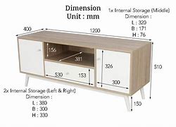 Image result for TV Console Dimensions
