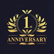 Image result for 1st Year Anniversery Logo