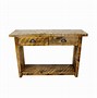 Image result for Rustic Wood Console Table