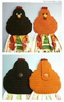 Image result for Crochet Chicken Towel Topper Free Pattern
