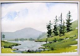 Image result for Watercolor Landscape Painting Reference