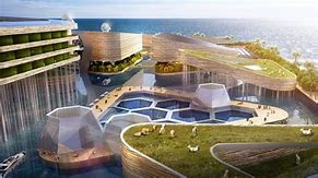 Image result for Futuristic Floating City