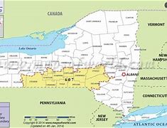 Image result for 607 Area Code Map