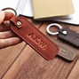 Image result for Molded Leather Keychain