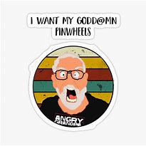 Image result for Angry Grandpa Meme Sticker