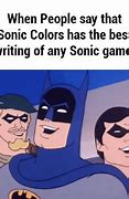 Image result for Sonic Colors Ultimate Meme