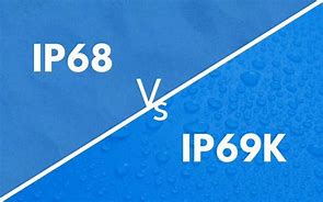 Image result for IP69K vs IP68