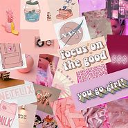 Image result for Collage Art Pink