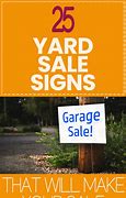 Image result for Cool Yard Sale Signs