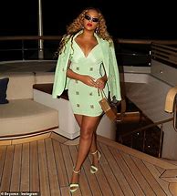 Image result for Beyonce Green Dress Bad Picture