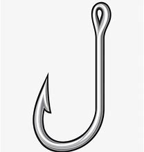 Image result for Fishing Hook Clip Art Black