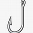 Image result for Fish Hook Clip Art Outline