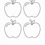 Image result for Printable Apple Template Preschool