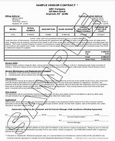 Image result for Sample Vendor Agreement Contract