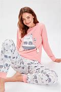 Image result for Kitten Hoodie Pajamas Girl