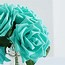 Image result for Turquoise Blue Silk Flowers
