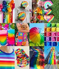 Image result for Pastel Rainbow Aesthetic Collage