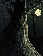 Image result for Spooky Tree Cartoon