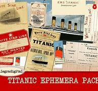 Image result for Titanic Scrapbook Pages