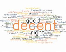 Image result for What Does Decent Mean
