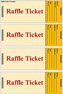 Image result for Microsoft Raffle Ticket Template