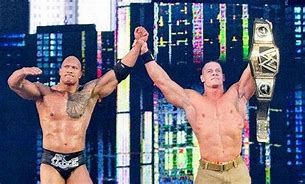 Image result for WWE Wrestlemania 29 The Rock vs John Cena