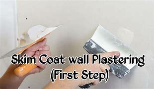 Image result for Skim Coat Plaster Walls