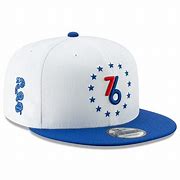 Image result for Philadelphia 76Ers Hat Black and Grey