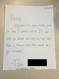 Image result for Funny Resignation Notice to Become