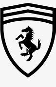 Image result for Ferrari Logo Clip Art Black and White