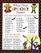 Image result for Cute Halloween Names