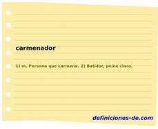 Image result for carmenador