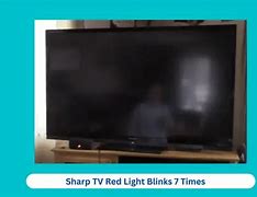 Image result for Sharp Tv Red Light