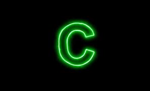 Image result for Neon Letter C