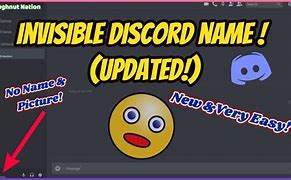 Image result for Invisible Discord Name