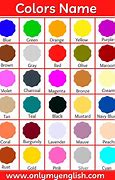 Image result for All Colors in World