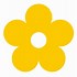 Image result for Yellow Simple Flower Clip Art