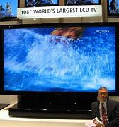 Image result for What is the largest TV size available?