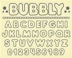 Image result for Bubble Font Edgy