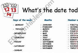 Image result for What Is the Date for Today