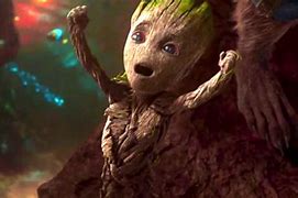 Image result for Baby Groot Scene