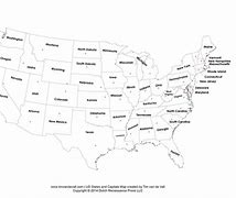Image result for United States Map Blank with Capitals