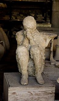 Image result for Replica of Pompeii Body