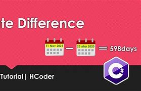 Image result for C# Difference Between Dates