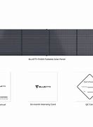 Image result for Pic of Back of Bluetti PV200 Solar Panel