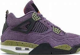 Image result for Purple Jordan 4S Fluffy